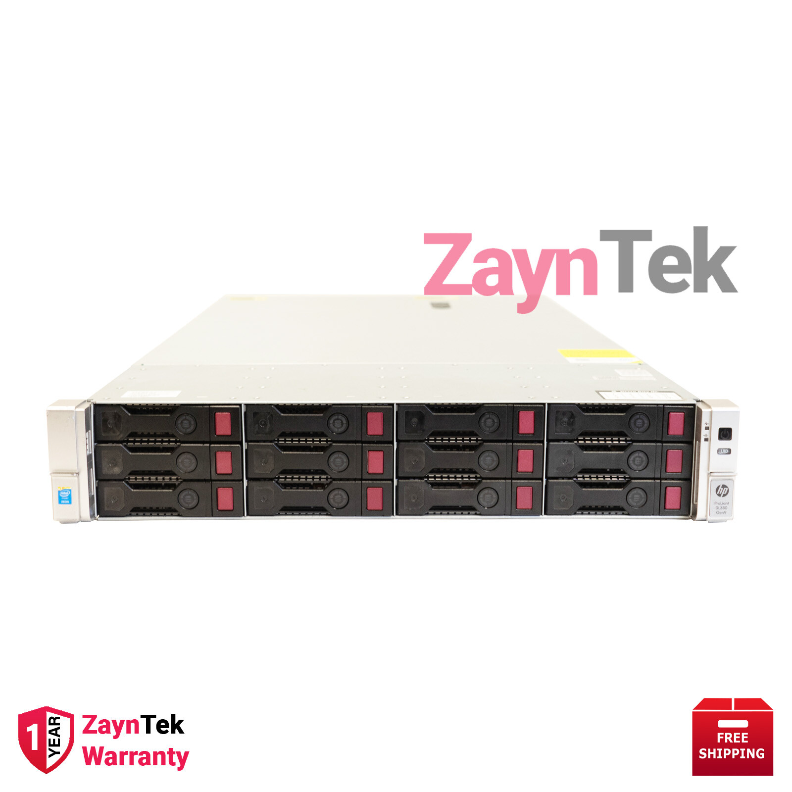 HPE PROLIANT DL380 G9 12LFF RACKSERVER 128GBDDR4 2xE52630v3 NEWHPE 36TB HDD 0 HR