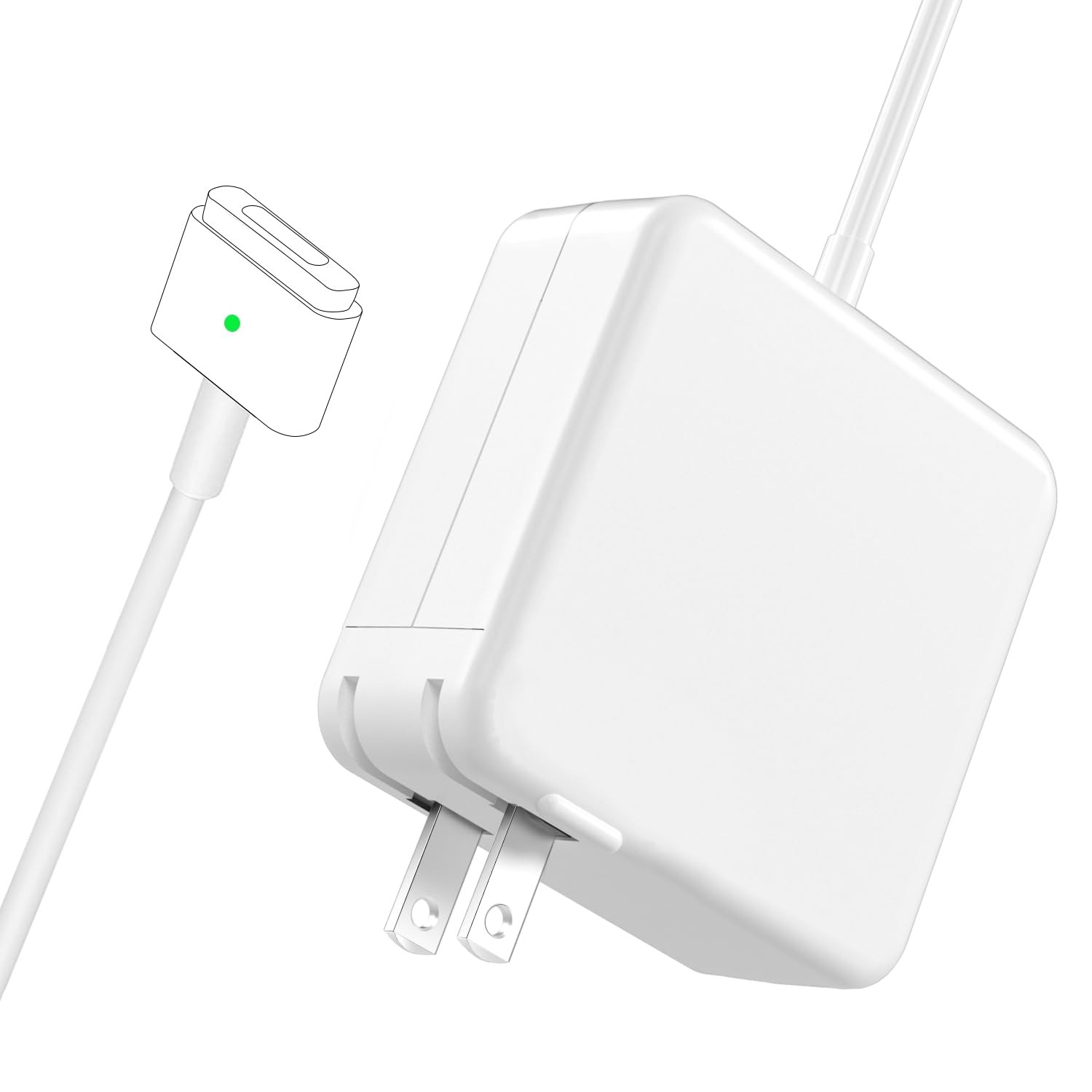 Mac Book Charger, 45W Magnetic Mag2 T-Tip Laptop Charger Suitable for Mac Boo...