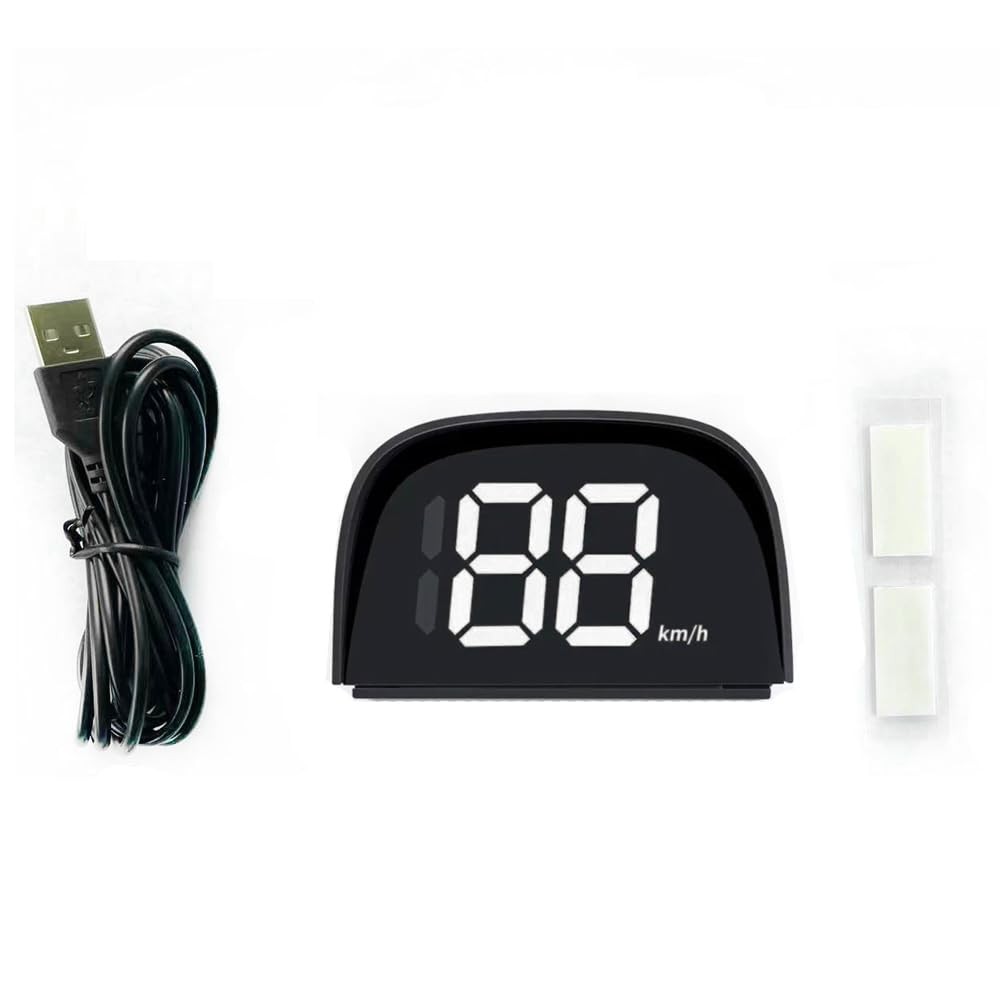 Car Digital GPS Speedometer Car HUD Heads Up Display with Speed, Mph/Kmh，USB ...