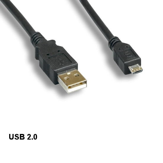 Kentek 10' ft USB 2.0 A Male to Micro B Male Cable Camera PDA MP3 PS4 Controller