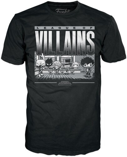 FUNKO BOXED TEE: My Hero Academia - Villains Group -S (FS) [Used Very Good ] S