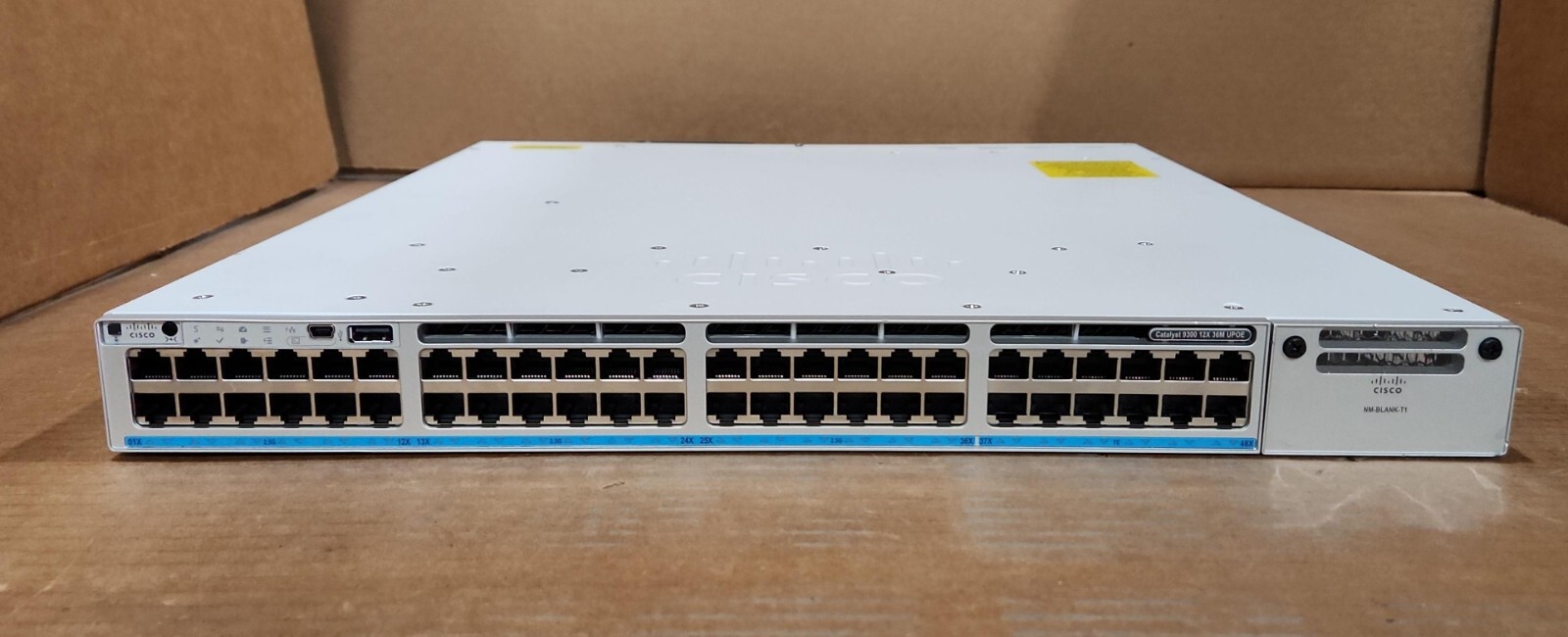 Cisco C9300-48UXM-E 48-Port Mgig UPoE Network Essentials Switch 1100WAC-P