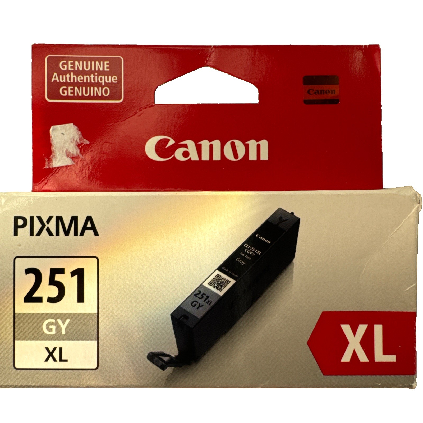 Canon CLI-251XL GY Gray XL Ink Cartridge for PIXMA iP8720 MG6320 MG7120 New