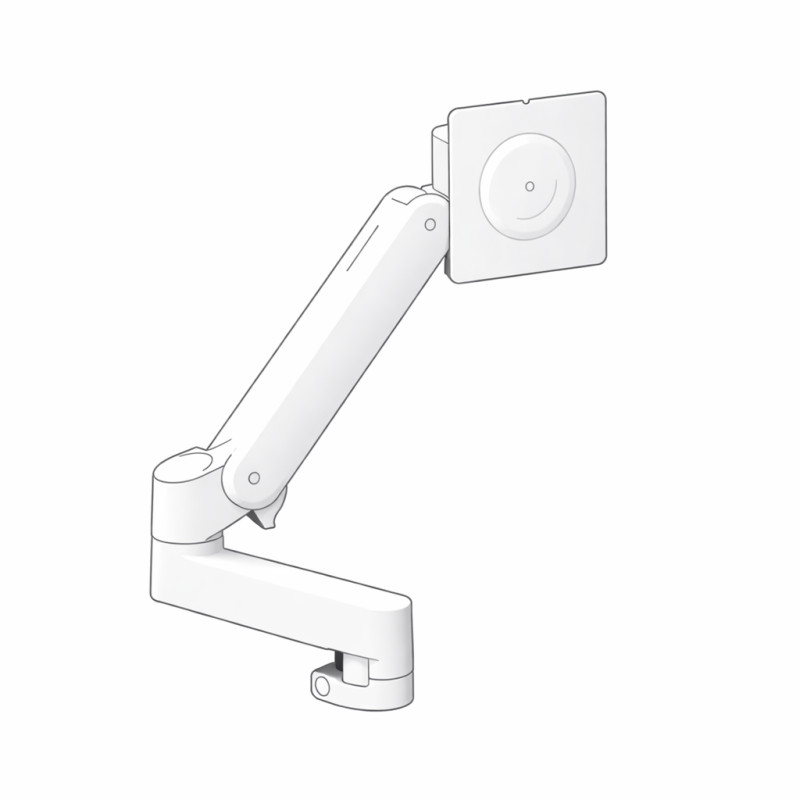 Ergotron 98-734-290 LX Pro Monitor Arm Expansion Kit - White NEW