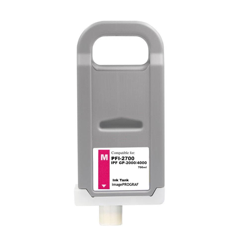 PFI-2700 Magenta Ink Tank Cartridge fit Canon IPF GP-2000 GP-4000 PFI2700