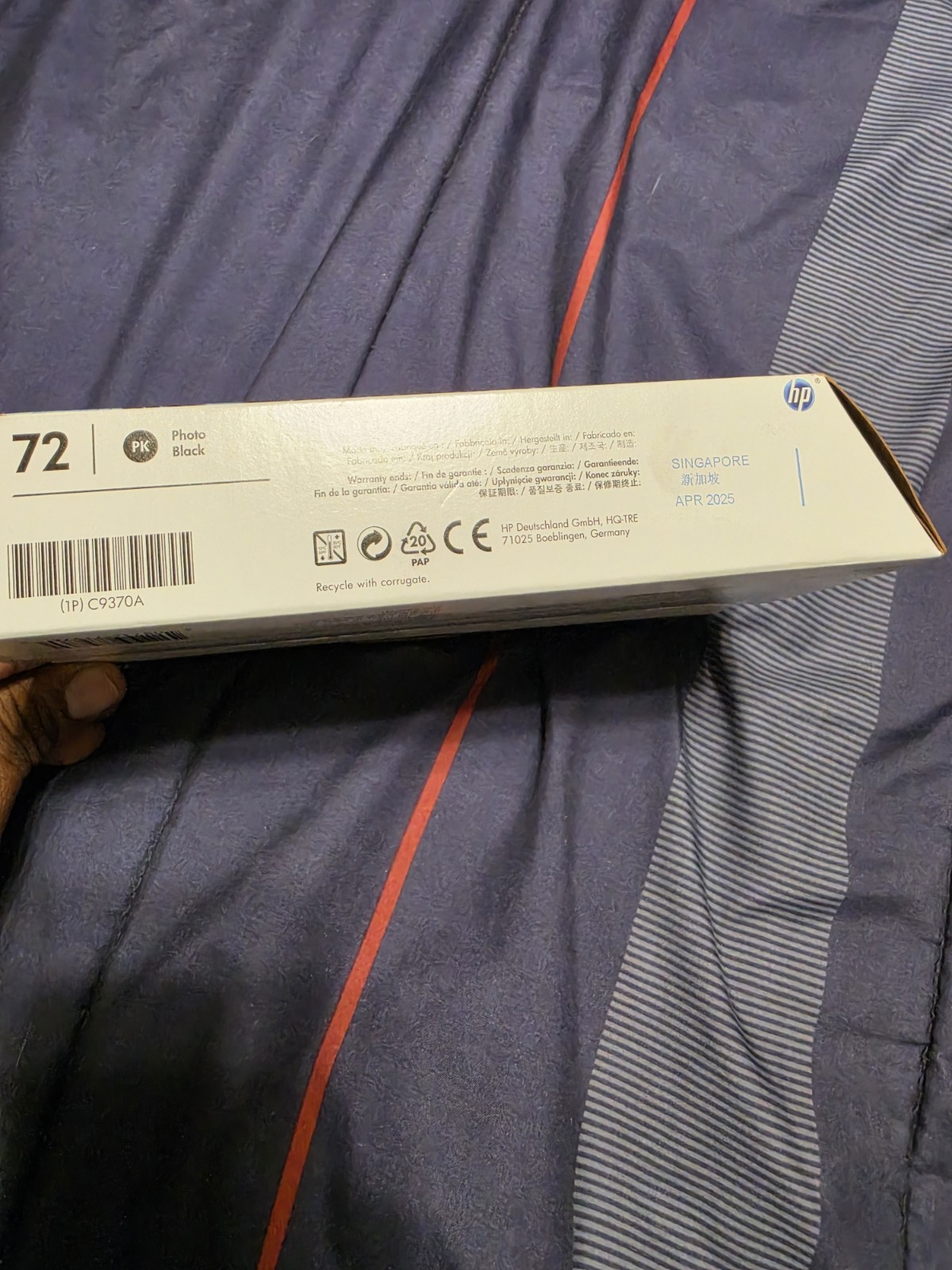 HP Design Jet 72 Photo Black Ink Cartridge C9370A, 130ml