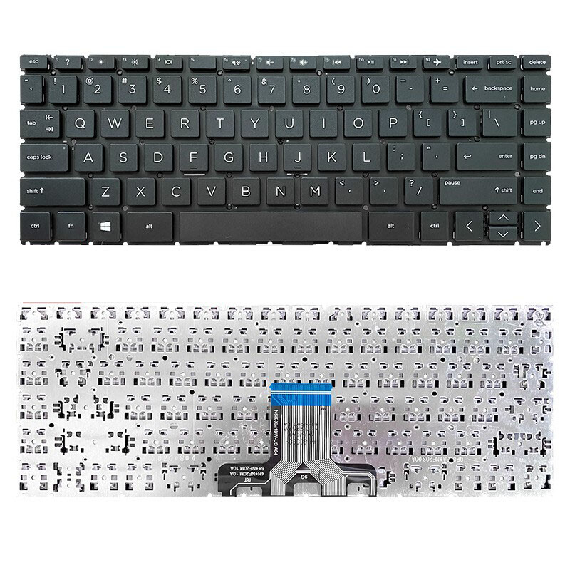 Laptop US Keyboard For HP 14-CK 14-CD 14M-CD 14-CE 14-DG TPN-Q207 TPN-I131 Black