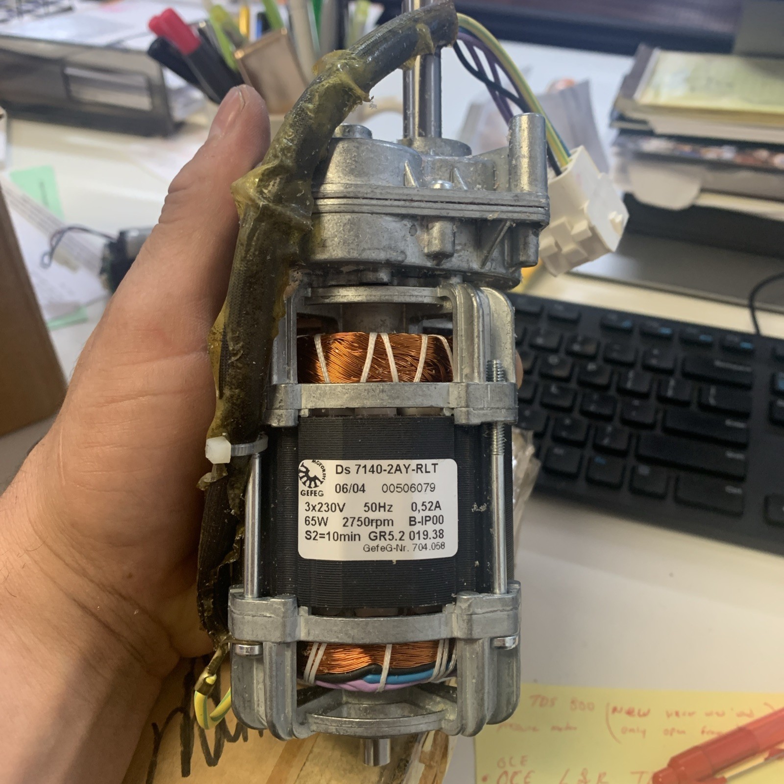 oce oce tds 800 pressure motor