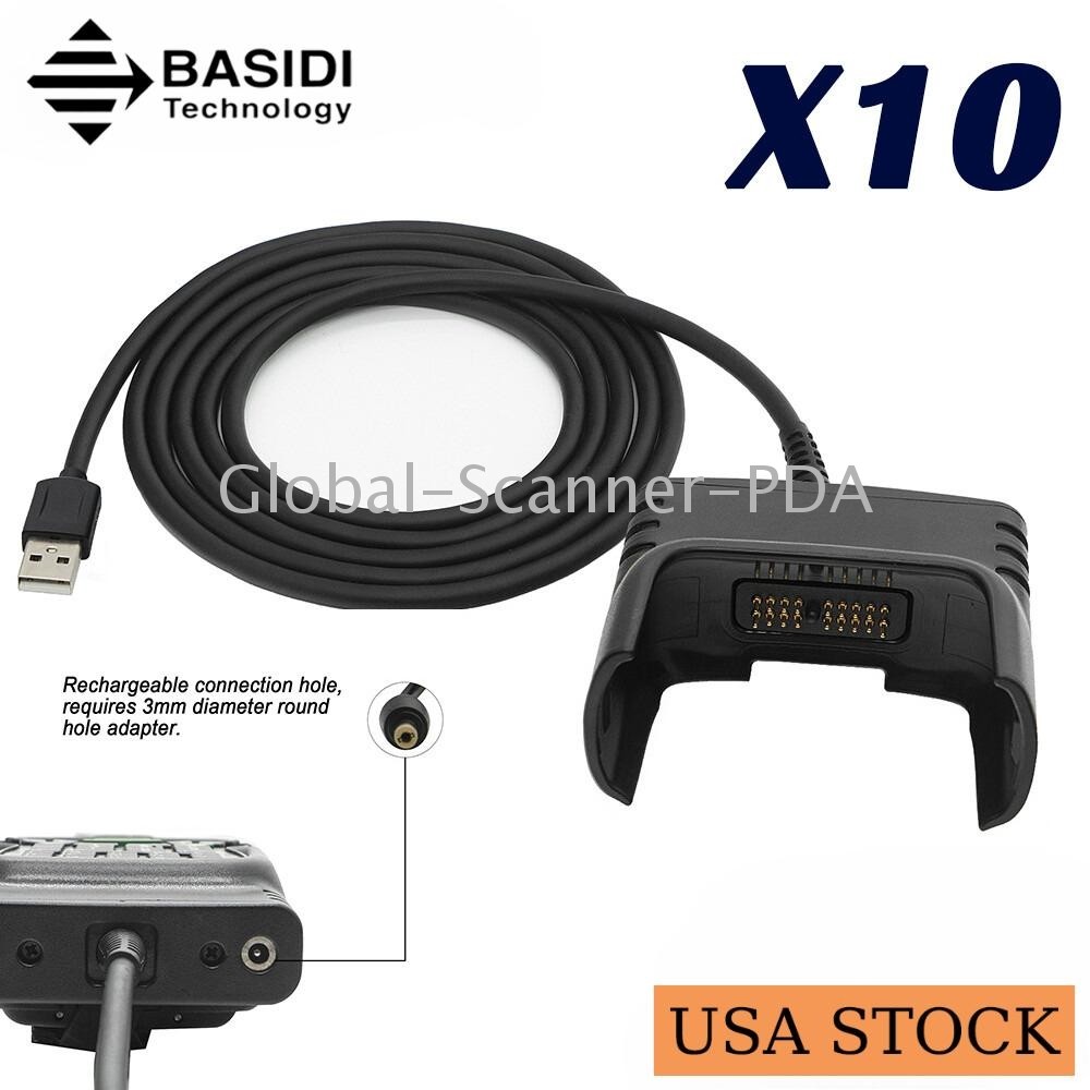 10Pcs USB Client Communications Charger Cable for Honeywell Dolphin 99EX 99GX US