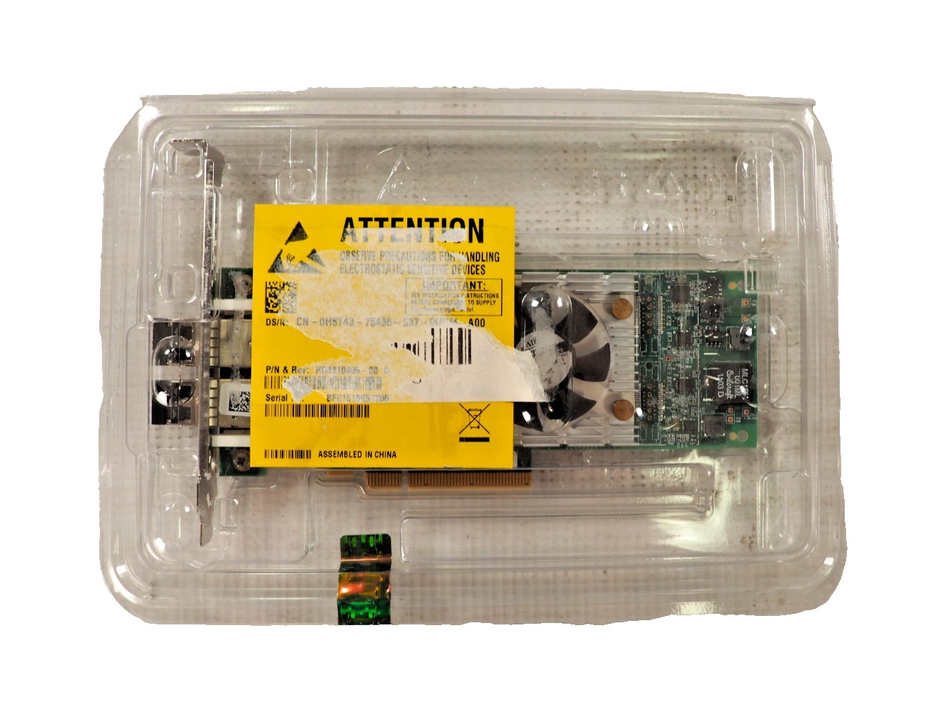 Dell QLogic QLE2662-DEL H8T43 16Gb 2-Port PCIe HBA w/2x SFP
