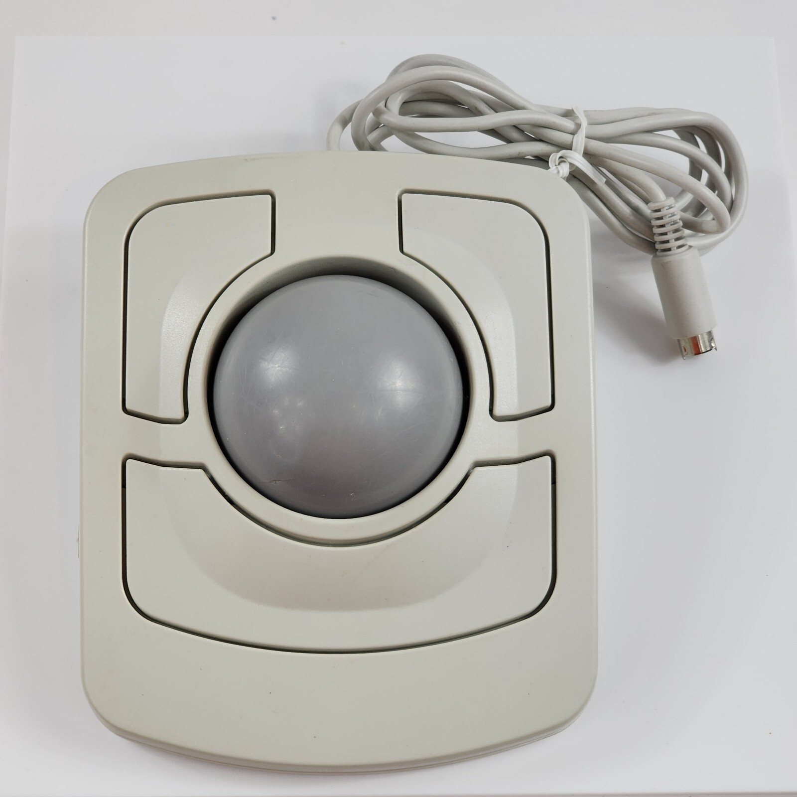 Vintage Stationary Trackball Mouse EP20169G PS/2 Tested PC & Mac 1992 3 Button