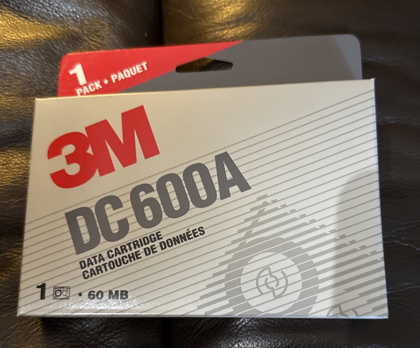 Vintage 3M DC 600A Data Cartridge 60 MB Compatible QIC-24 - New Old Stock 1993