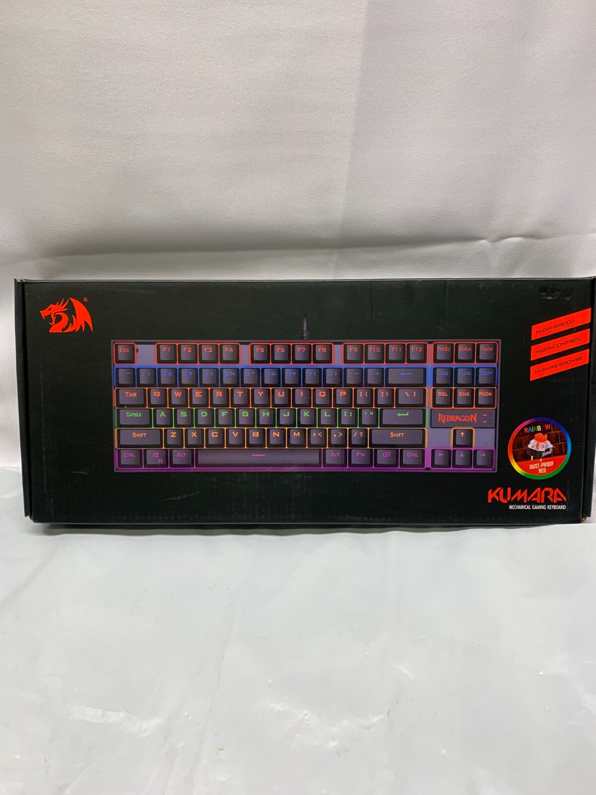 Redragon K552-KR KUMARA LED Backlit Mechanical Gaming Keyboard Wired*New