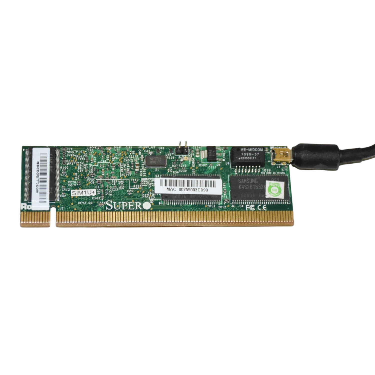 Supermicro AOC-SIM1U+ IPMI 2.0 Management Controller Add-On Card