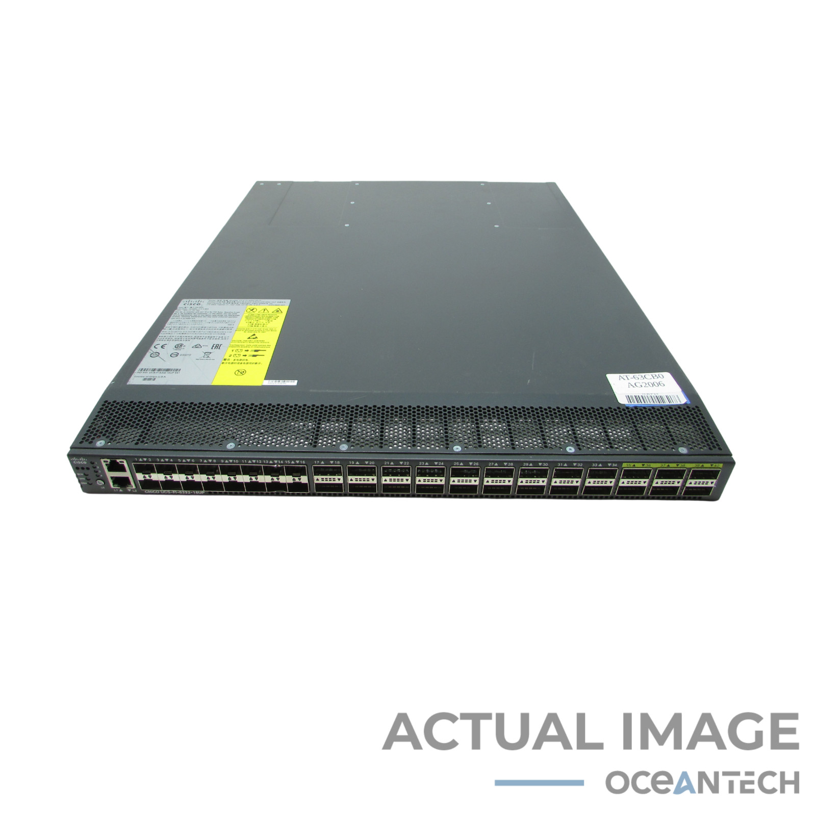 Cisco UCS-FI-6332-16UP 40-Port Fabric Switch Dual 650W PSU No Ears/Rails