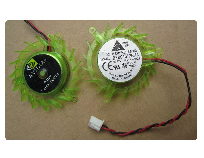 For Delta BFB04512HHA 5010 Small Turbofan Fan Hole Spacing 3.9cm Diameter 4.4cm