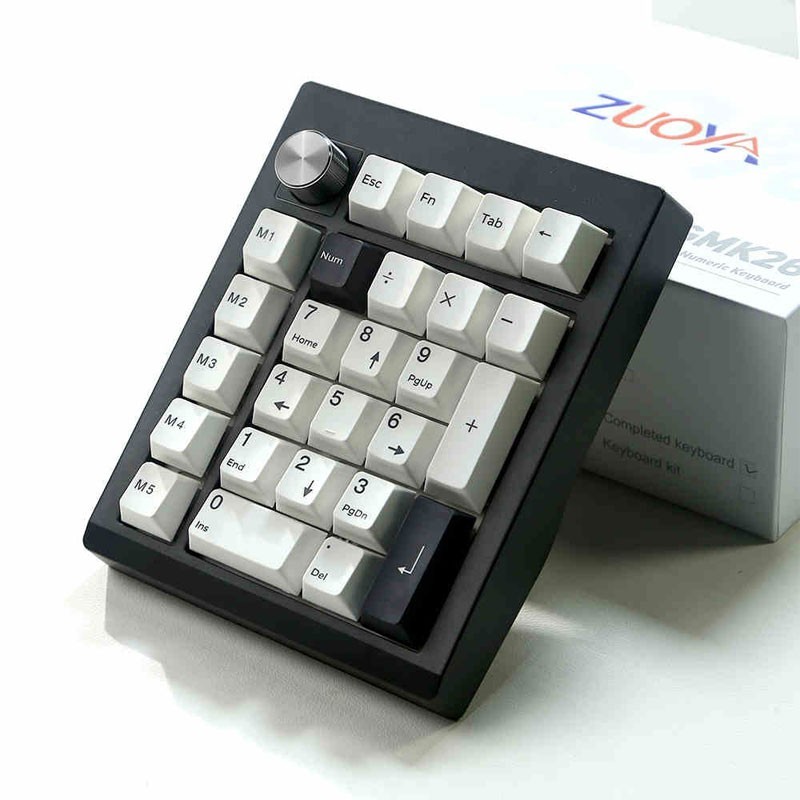 GMK26 Black 3-Mode Mechanical Keyboard KIT Bluetooth Gasket Number Pad Hot Swap
