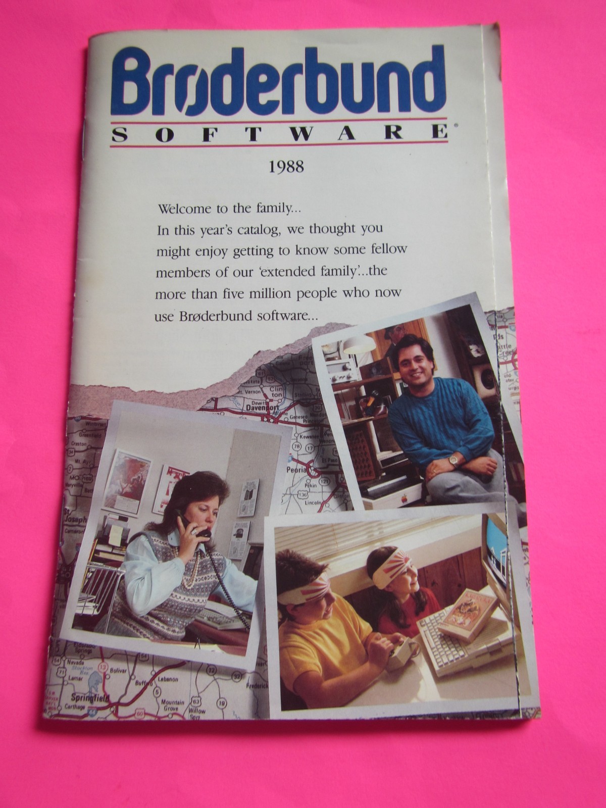 Broderbund Software 1988 40 page video game catalog