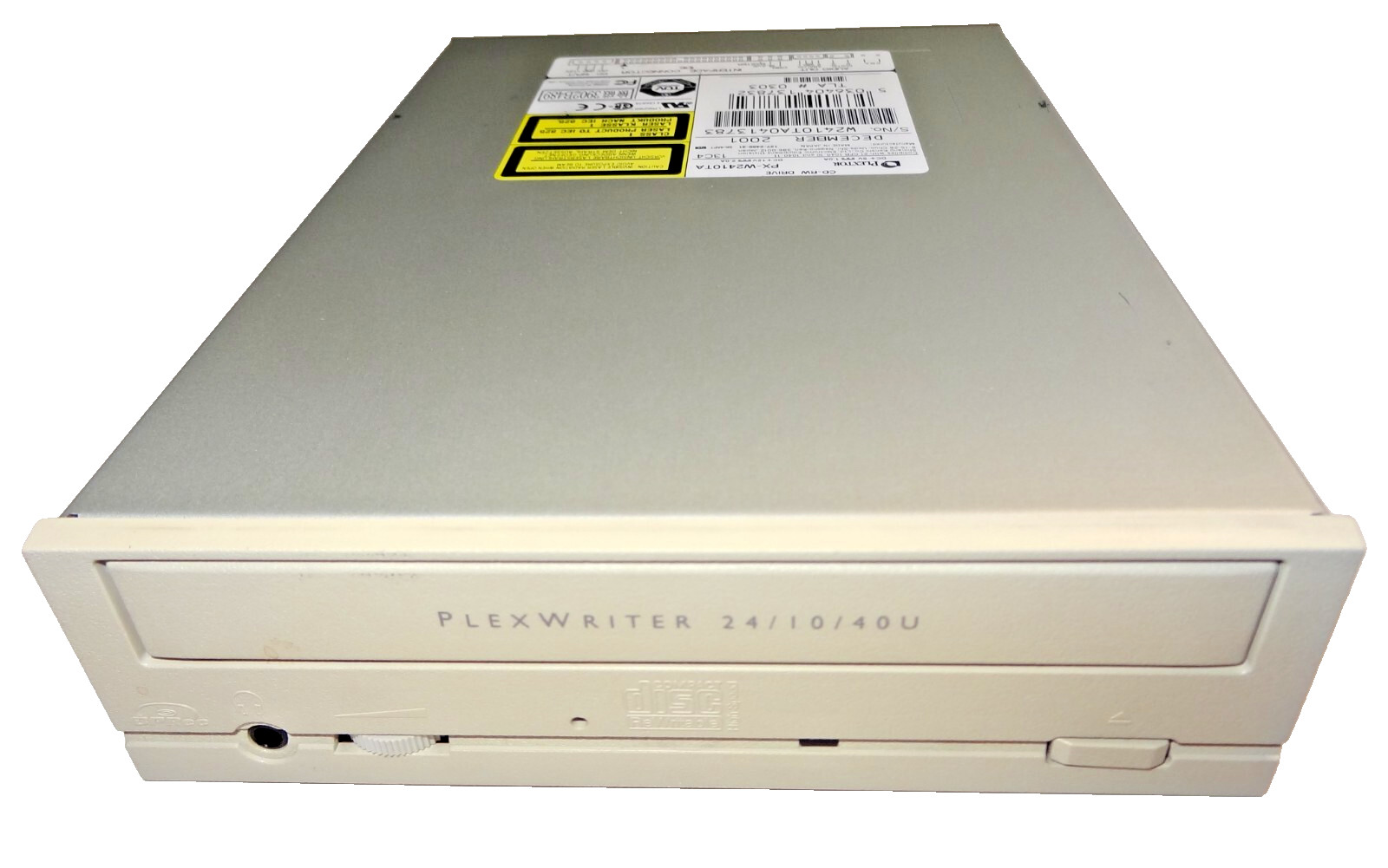 PLEXTOR PlexWriter PX-W2410TA CD-RW with🔥Burn-Proof Technology 🔥 PROFESSIONAL