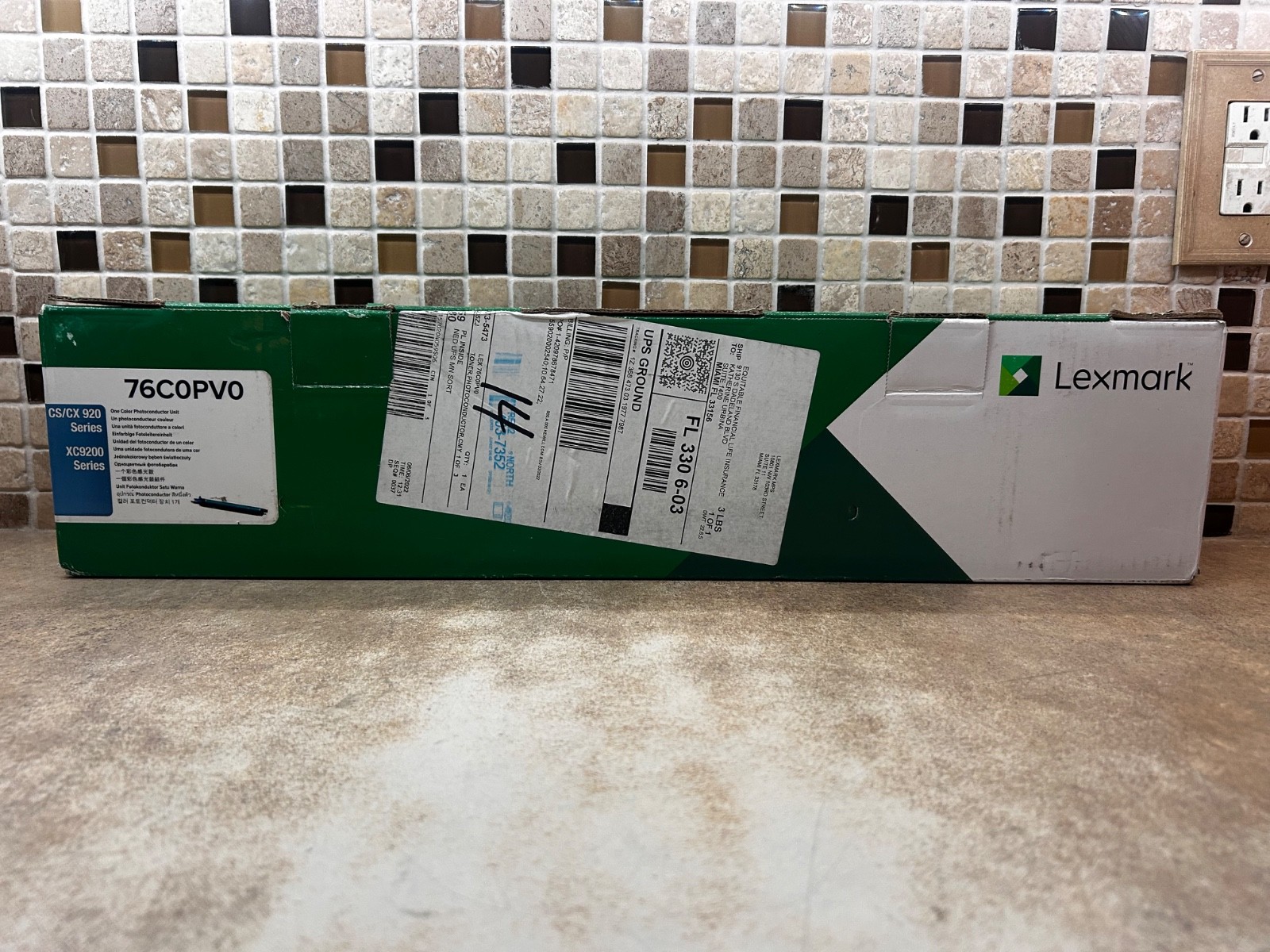 Genuine Lexmark 76C0PV0 One Color Photoconductor Unit CS/CX 920 XC9200
