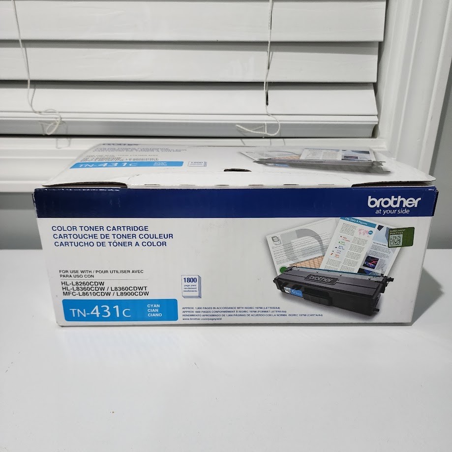 Brother TN431 Cyan Toner Cartridge TN431C - New
