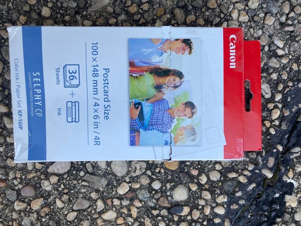 Canon KP-36IP Color Ink Cartridges 36 Sheets 4" X 6" Papers
