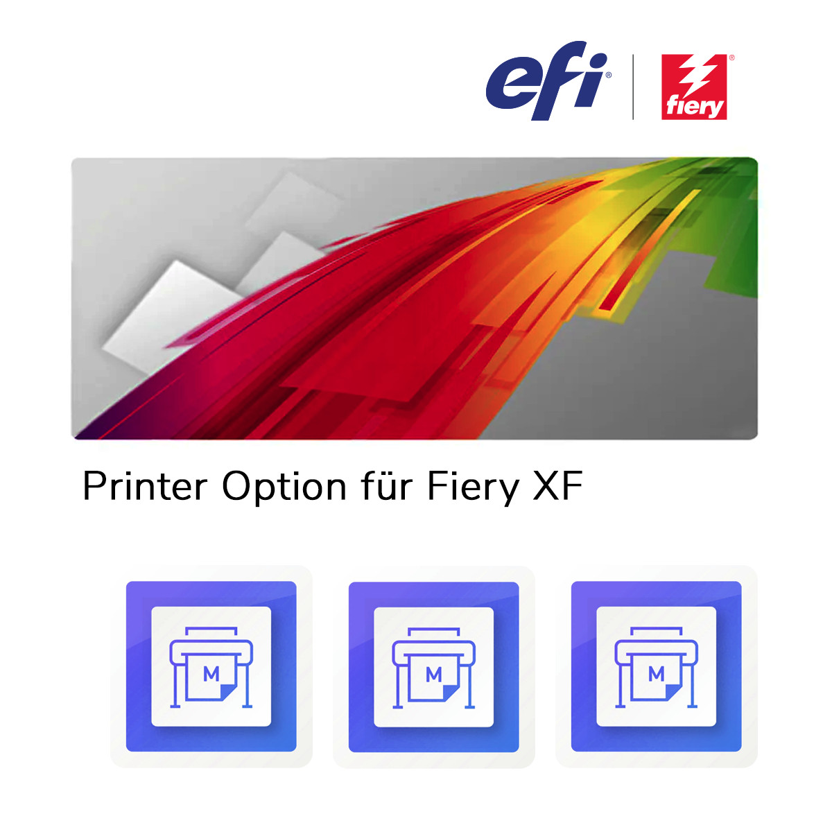 efi Printer Option M x3 for Fiery XF & 3 Printers up to A2 Size | VAT Rng.