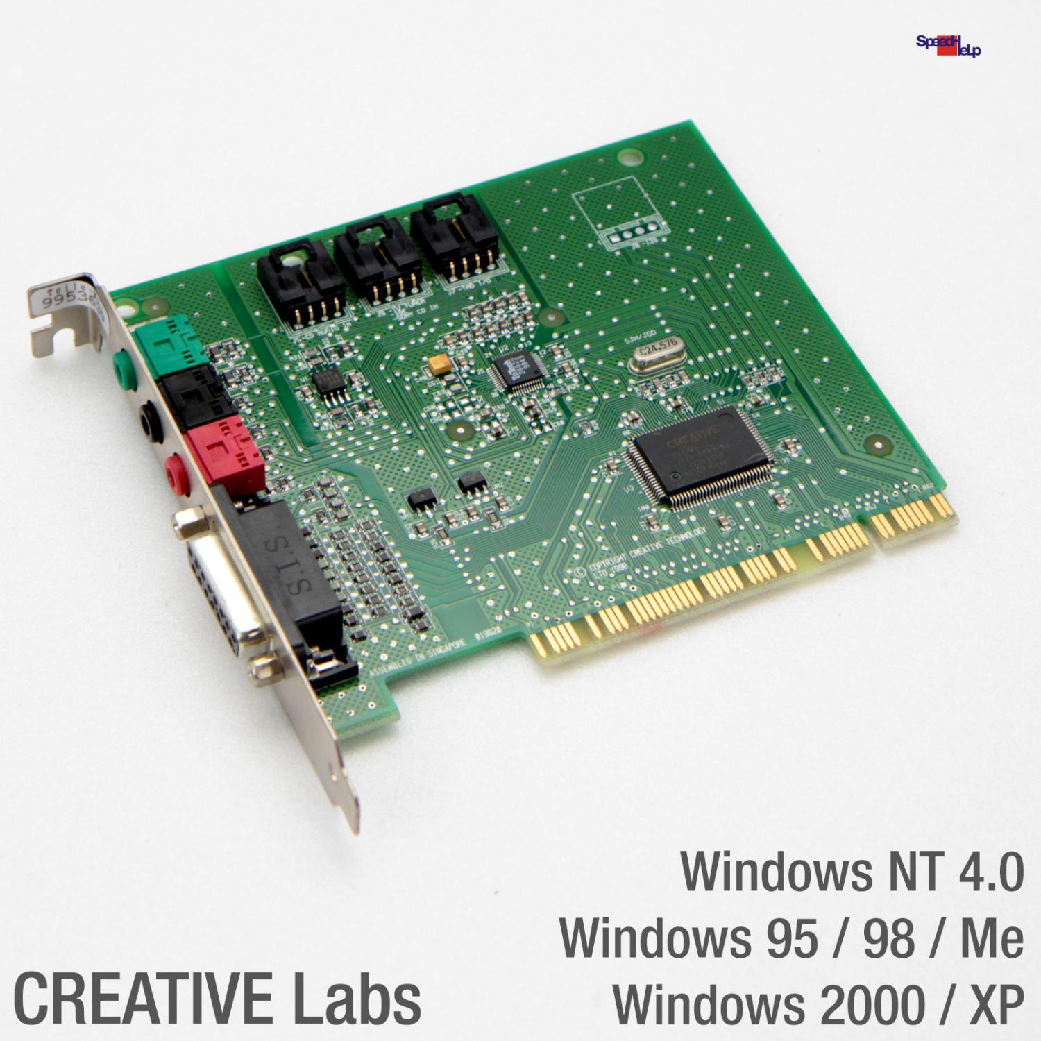 Creative Labs Ensoniq ES1371 PCI Sound Card Windows 4.0 95 98 ME 2000 XP