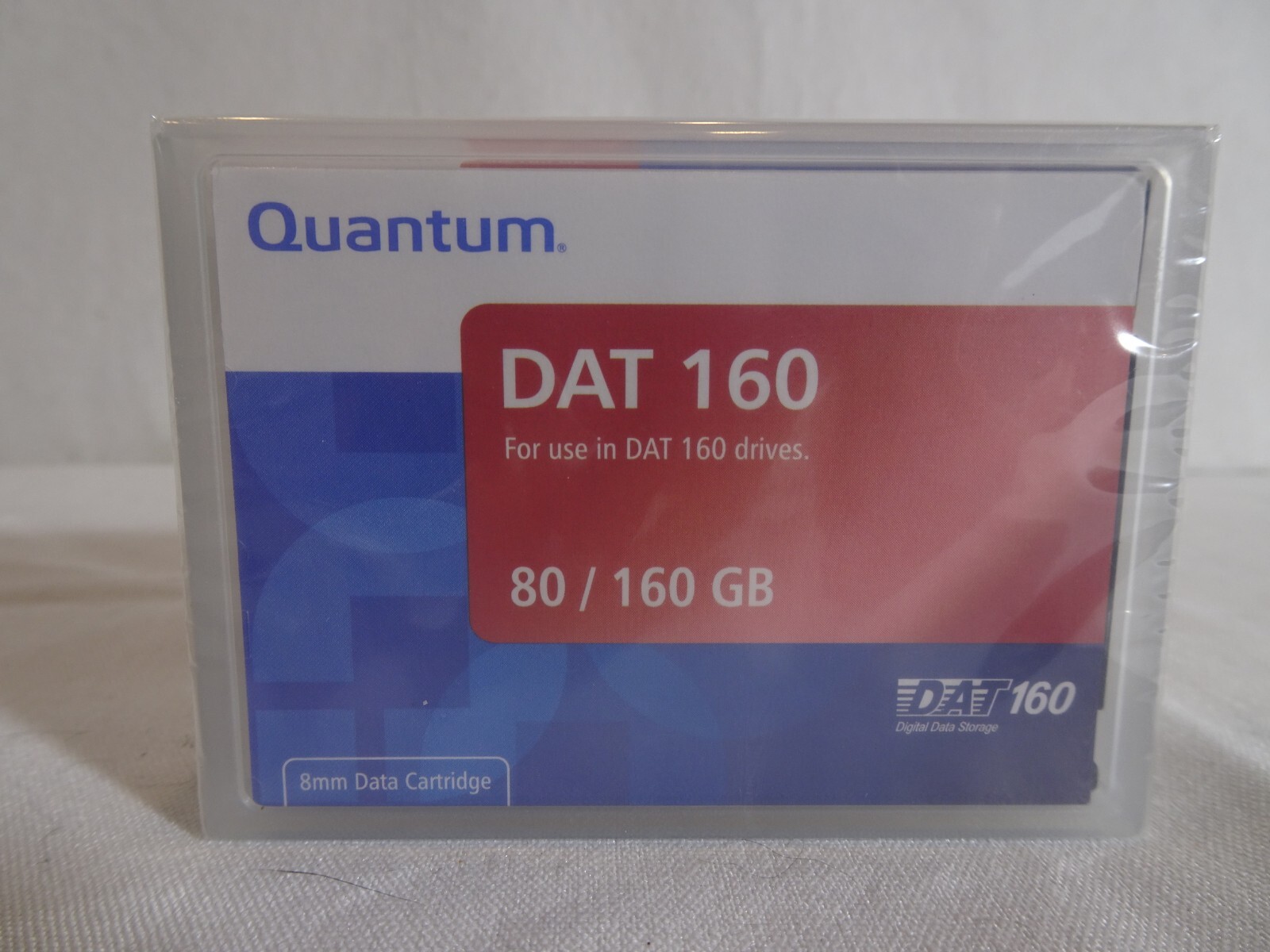 Brand New Quantum DAT 160 (80/160 GB) 8mm Data Backup Cartridge (MR-D6MQN-01)