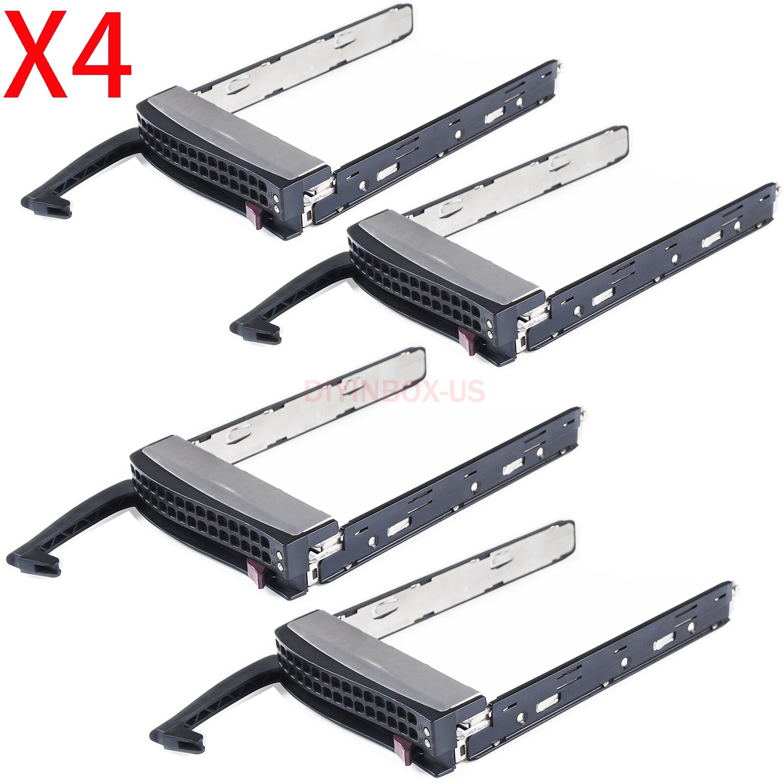 Lot 4 Supermicro MCP-220-00075-0B Hot-Swap 3.5" Tray MCP-220-00024-0B 01-SC93301