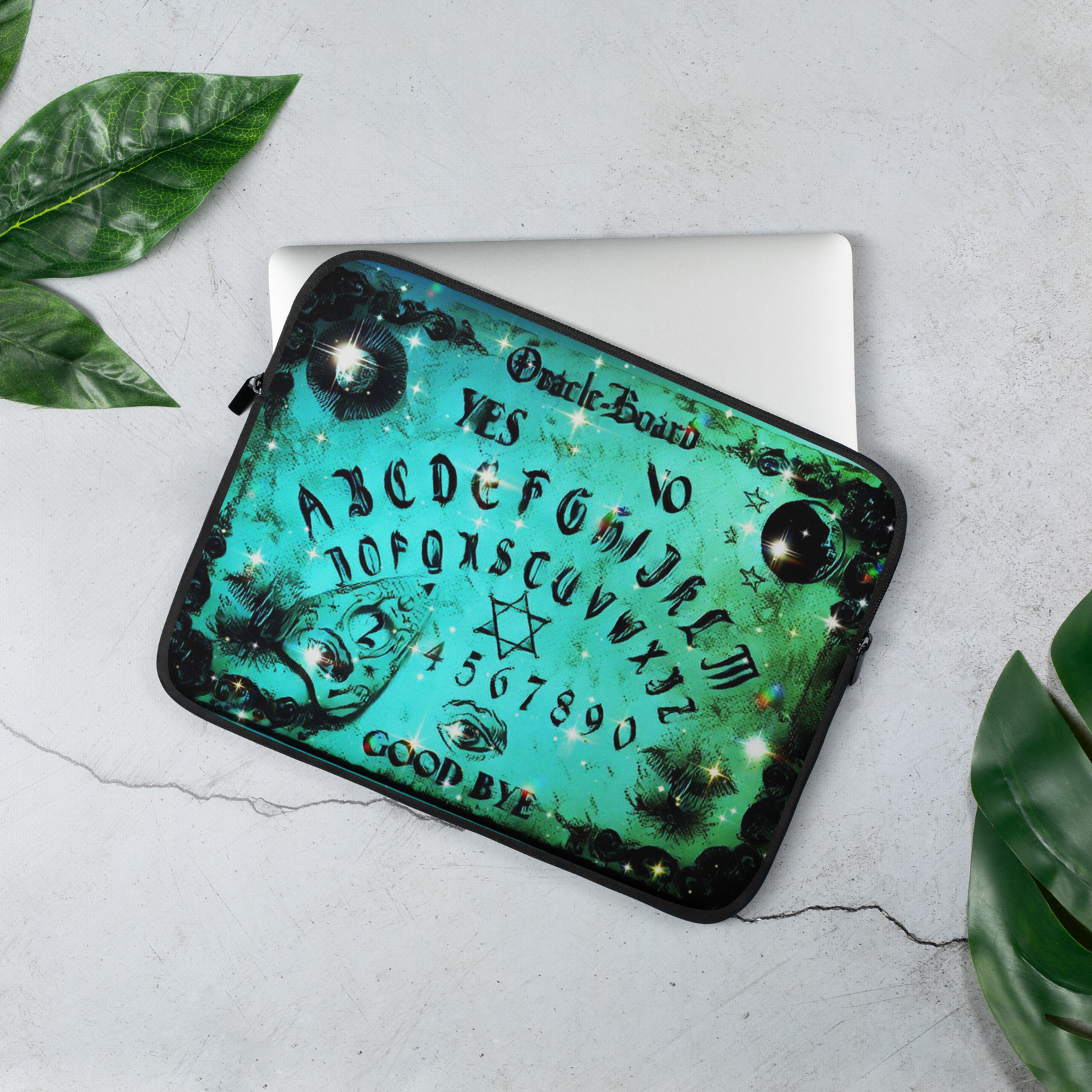 Laptop Sleeve ouija board ouija talking board Oracle board witch board spirit 