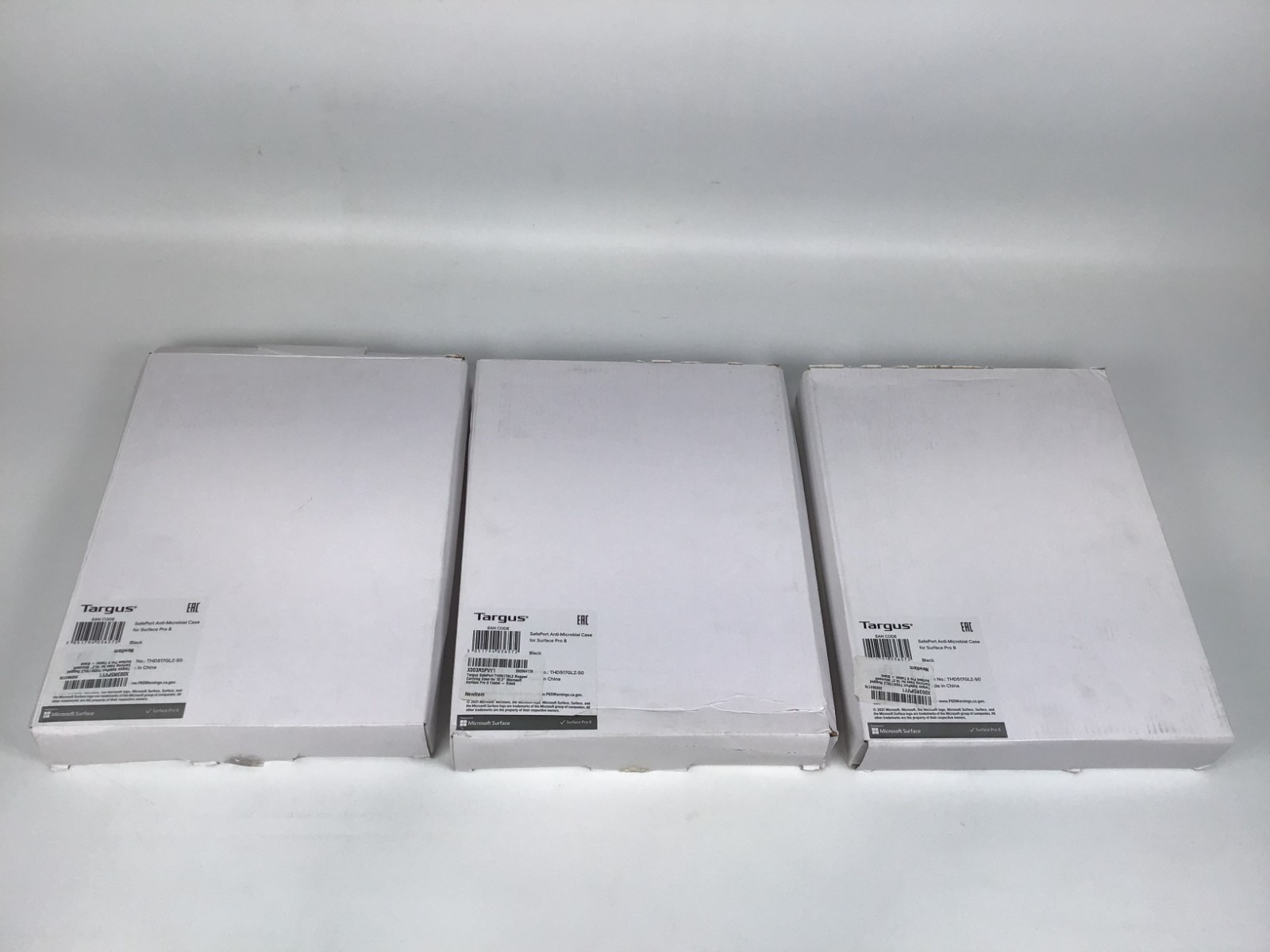 Three Targus SafePort Anti-Microbial Case For Surface Pro 8 THD517GLZ-50 *