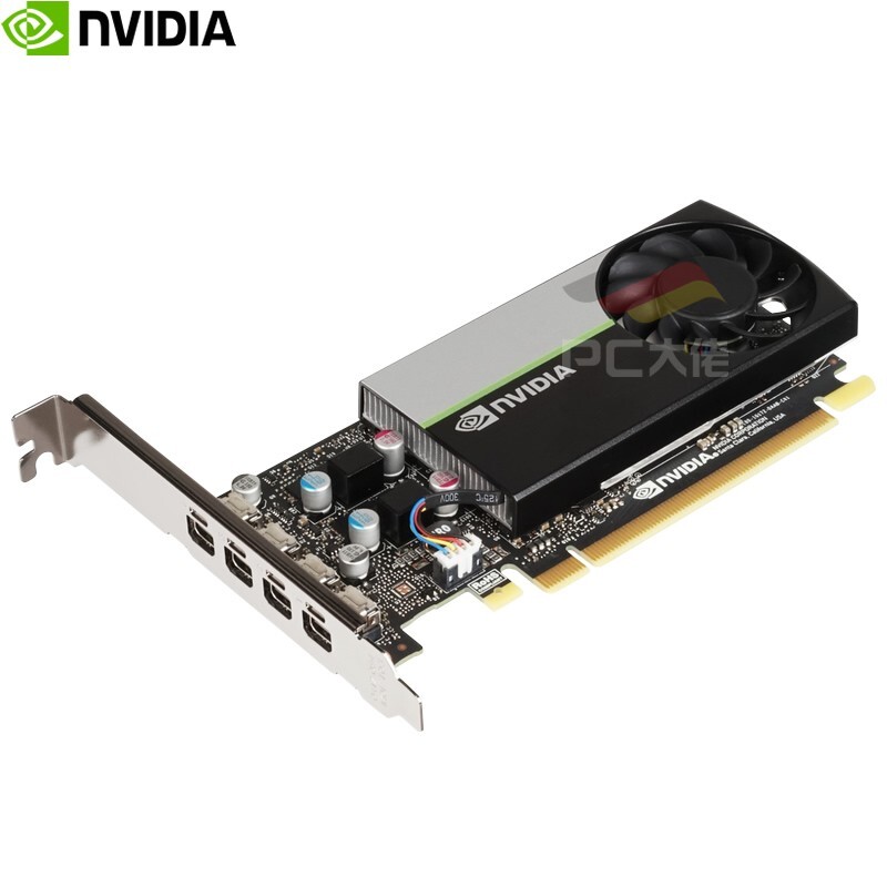 NVIDIA Quadro T1000 4GB GDDR6 PCIe 3.0 x16 Mini DP Graphics Card