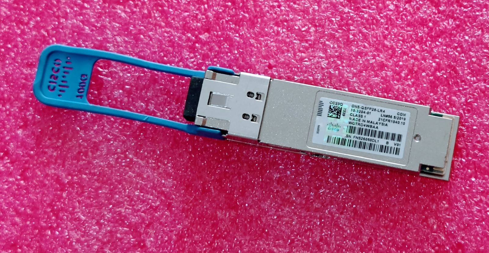 Genuine Cisco ONS-QSFP28-LR4 100GB 10km LC QSFP28 10-3204-01 WOTRD4WBAA Hologram
