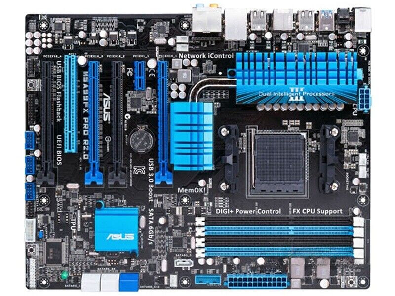 For ASUS M5A99FX PRO R2.0 motherboard AMD990FX AM3+ 4*DDR3 32G ATX Tested ok