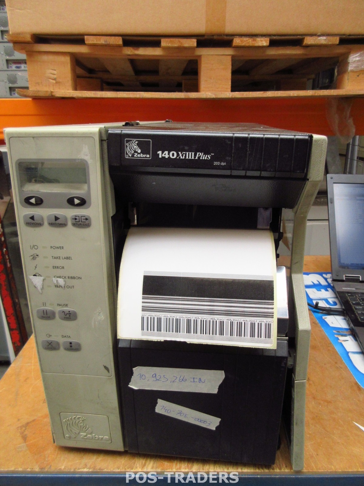 Zebra 140XIIII PLUS 140-70E-00003 DT/TT Thermal USB Label Printer 10,952,266 INCH
