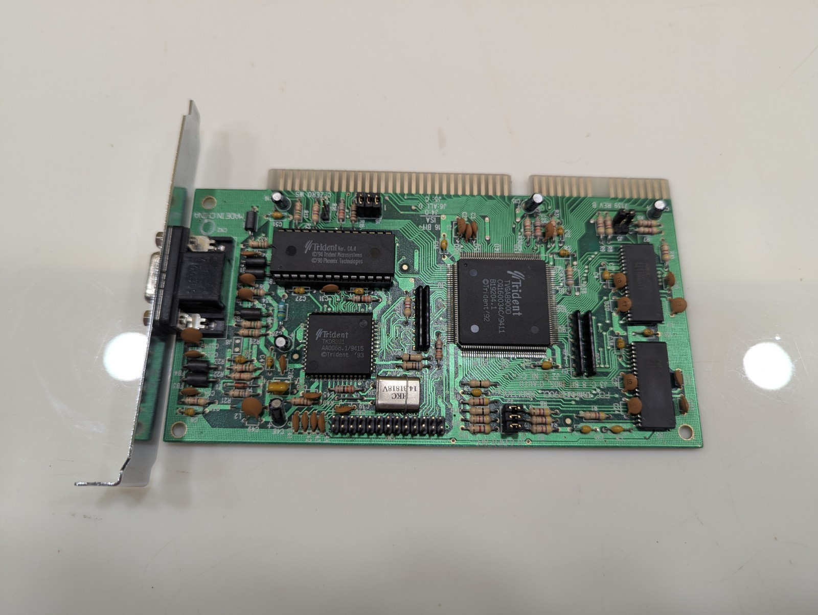 Trident Microsystems TVGA8900D Video Graphic Card 1MB 4.4 BIOS ISA VGA HNG890CL
