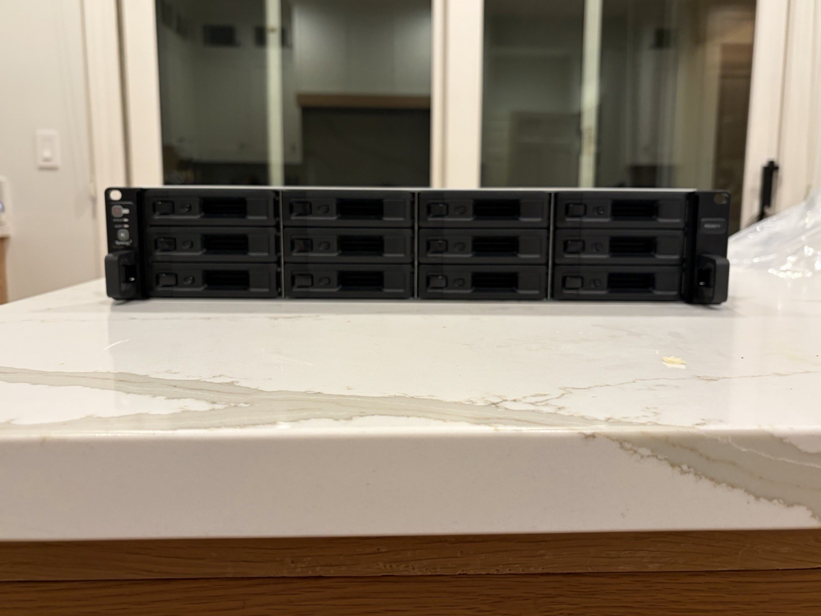 Synology RackStation RS2421+ 12-Bay Rackmount Diskless NAS and racking system