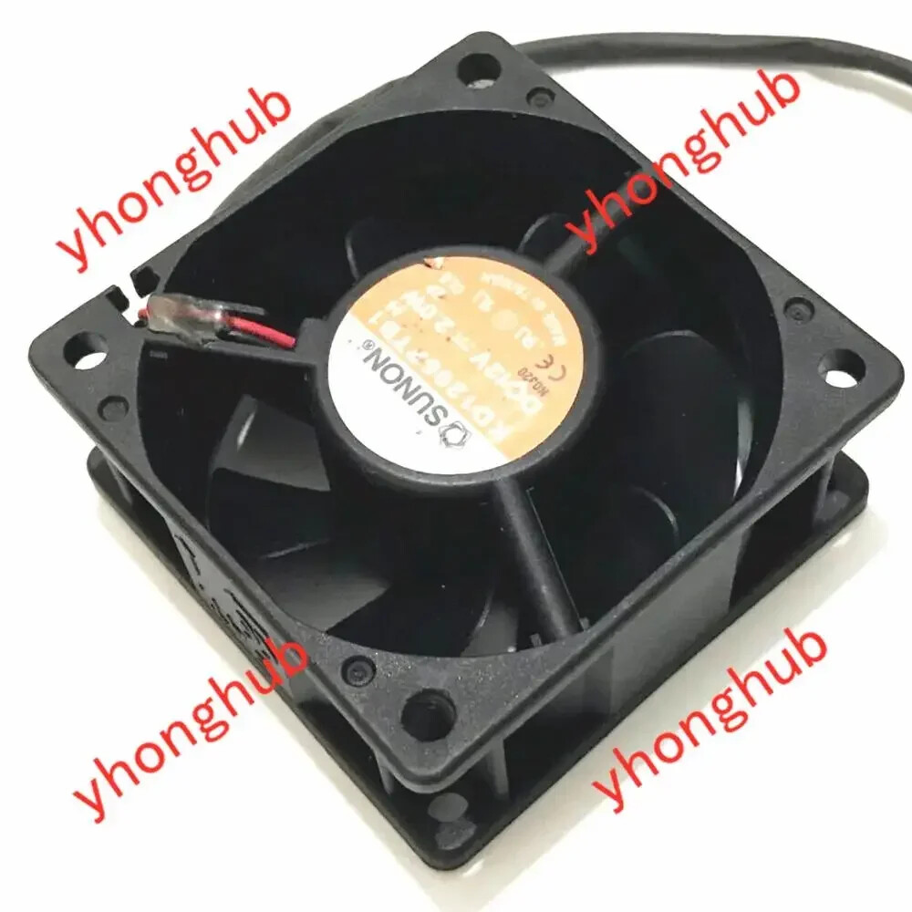 SUNON KD1206PTB1 DC 12V 2.0W 60x60x25mm Server Cooling Fan