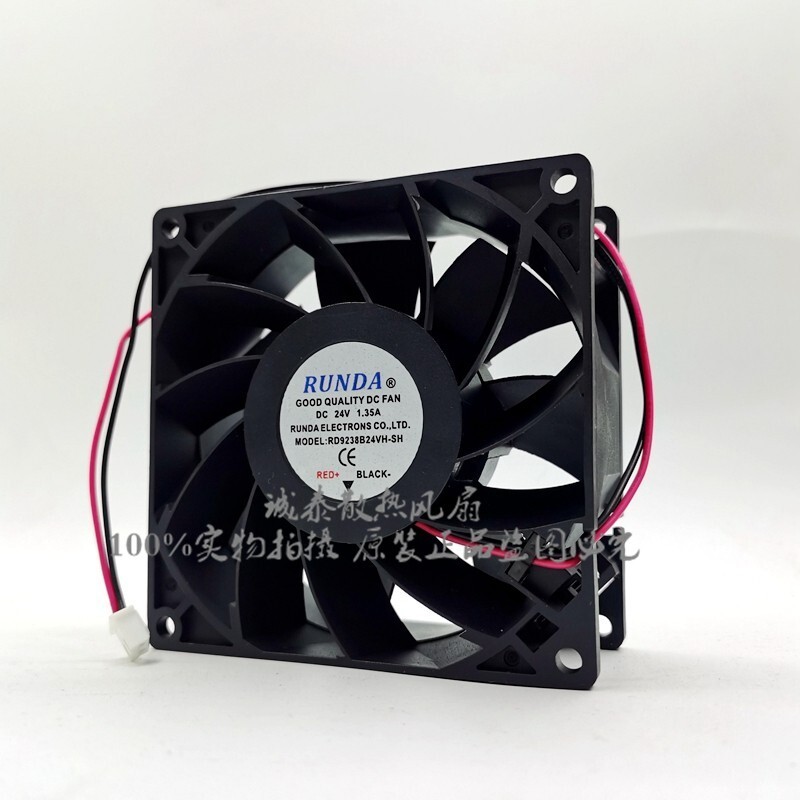 1X  High air volume inverter fan  RD9238B24VH-SH DC24V 1.35A 9038