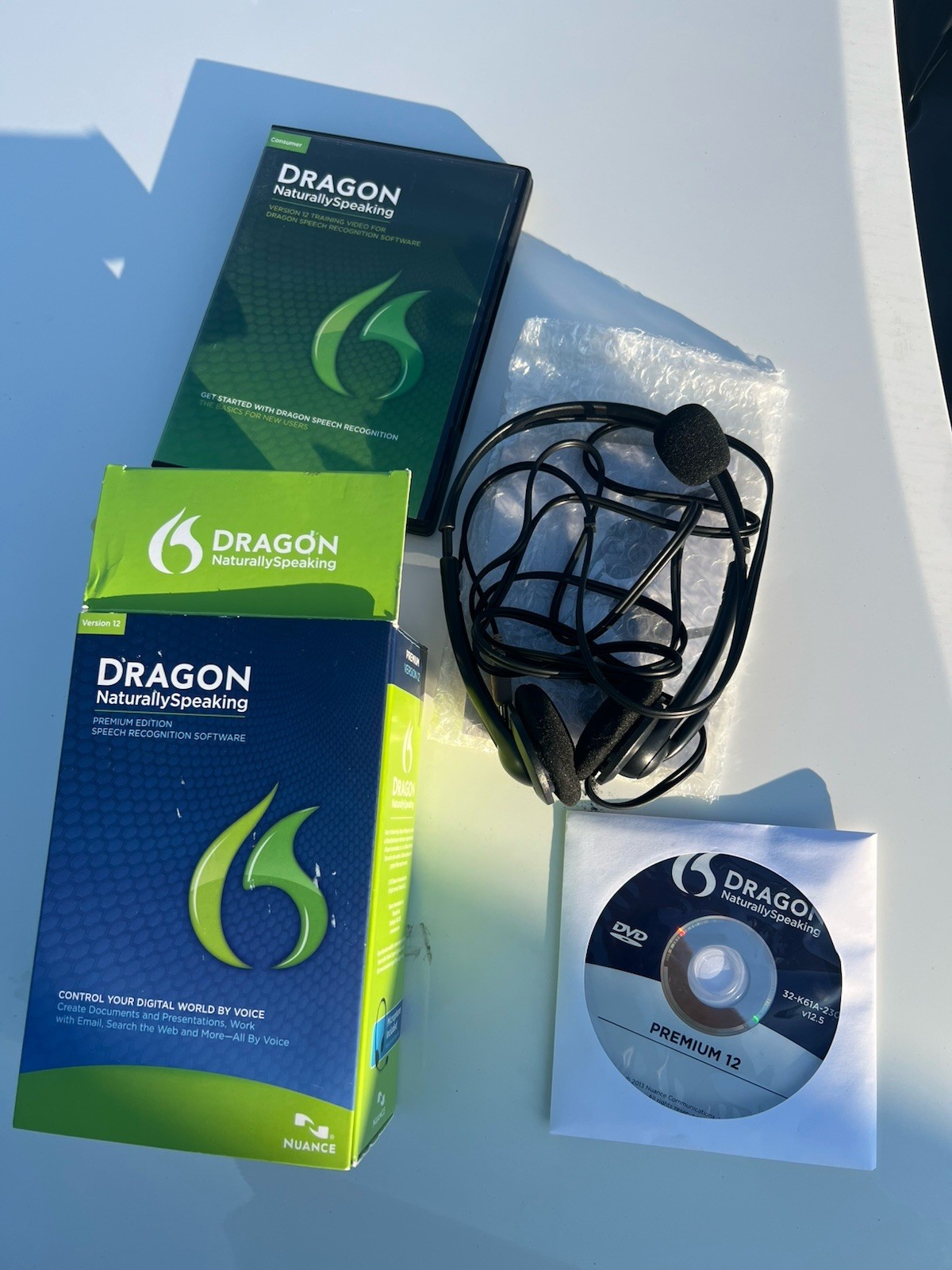 Dragon Naturally Speaking Premium Edition Speech Recognition Software Version 12