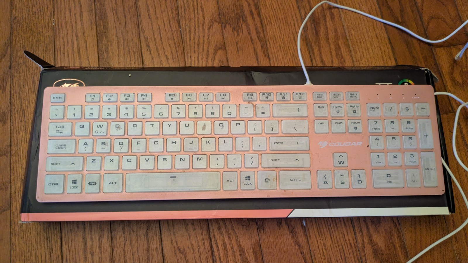 Cougar Vantar Keyboard Scissorswitch Gaming Backlit PINK