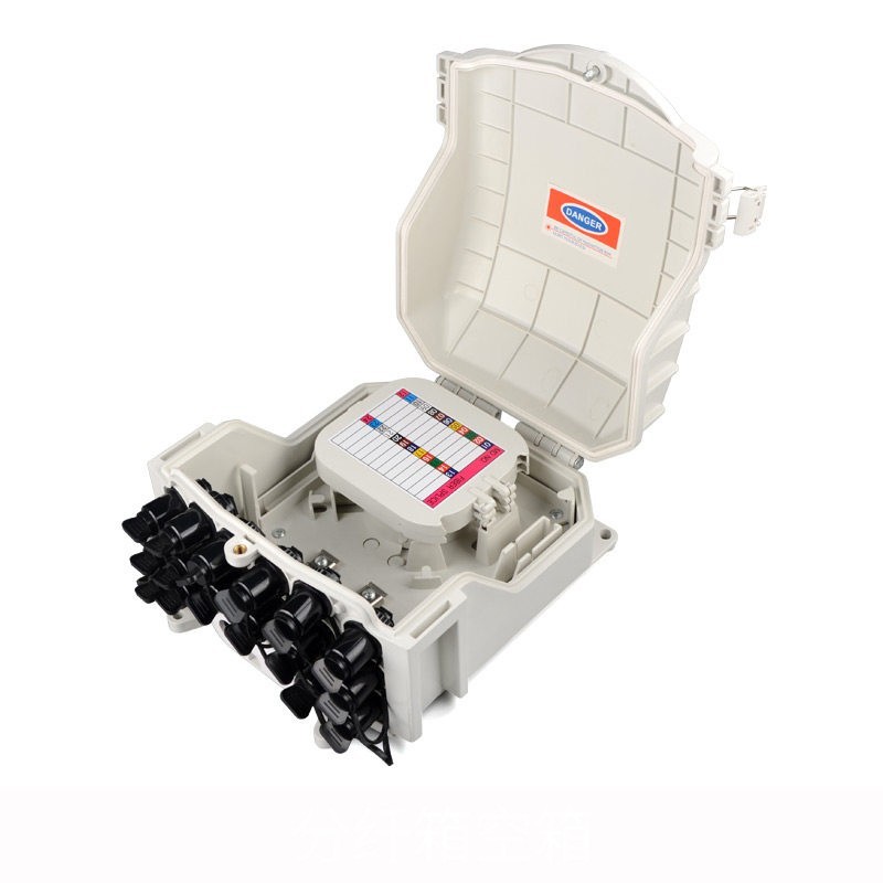 FTTH 1x16 PLC Fiber Optic Splitter Box Wall Mount 2 In 16 Out In/Out TerminalBox