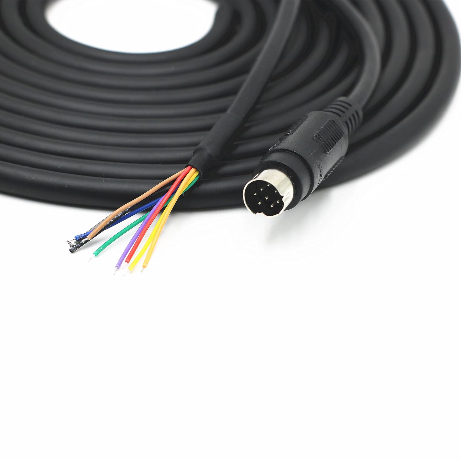 Mini-8P Cable ,Mini DIN 8 pin Male MD8 to Wire End Connecter Adapter Cable fo...