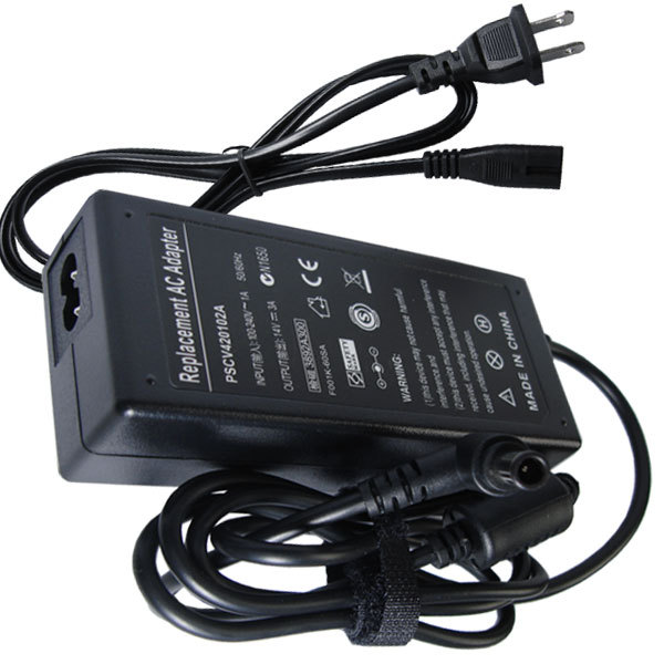AC Adapter For Samsung CF390 C22F390FHN LC22F390FHNXZA Monitor Power Supply Cord