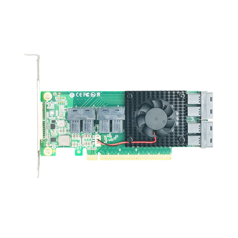 Suitable for 8748-8I PCI Express x16 to 8 U.2 SFF-8643 NVMe SSD adapter card