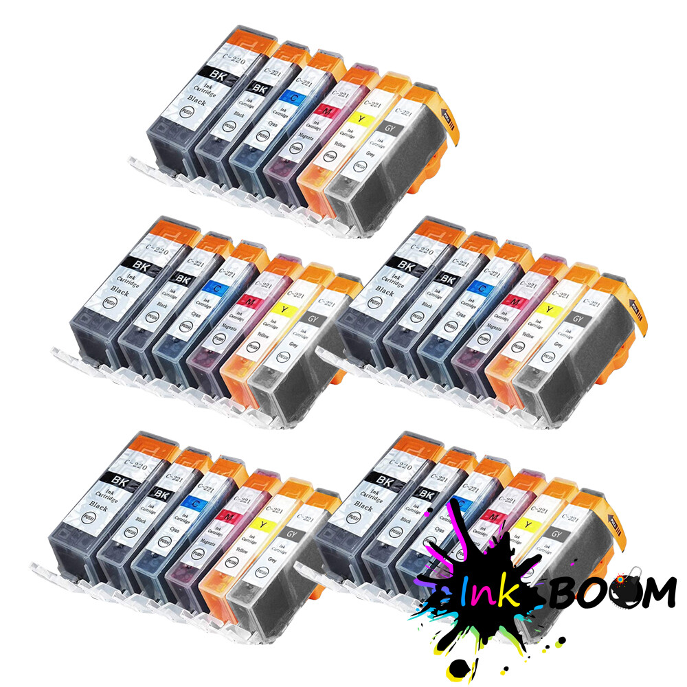 30 Ink Cartridge for PGI-220 CLI-221 PIXMA MP980 MP990