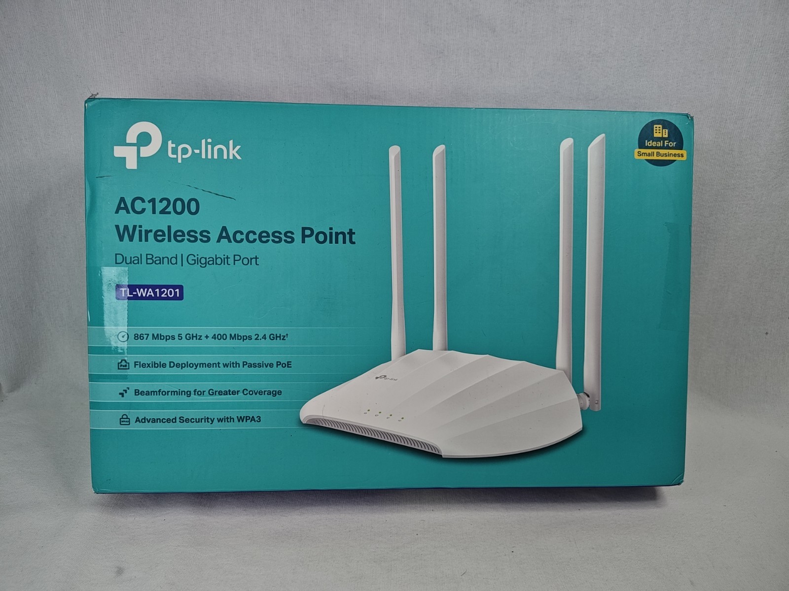 TP-LINK AC 1200 Wireless Dual Band Gigabit Router Open Box White Complete