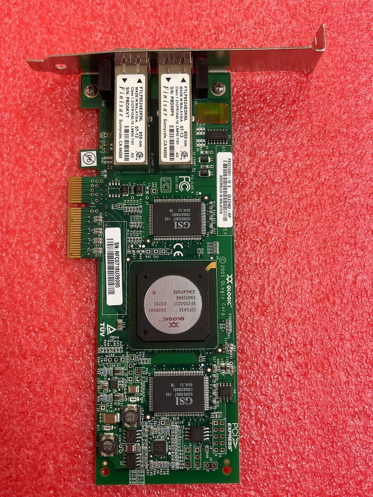HP QLOGIC QLE2462-HP 4GB/s PCI-E FIBER CHANNEL FC HBA