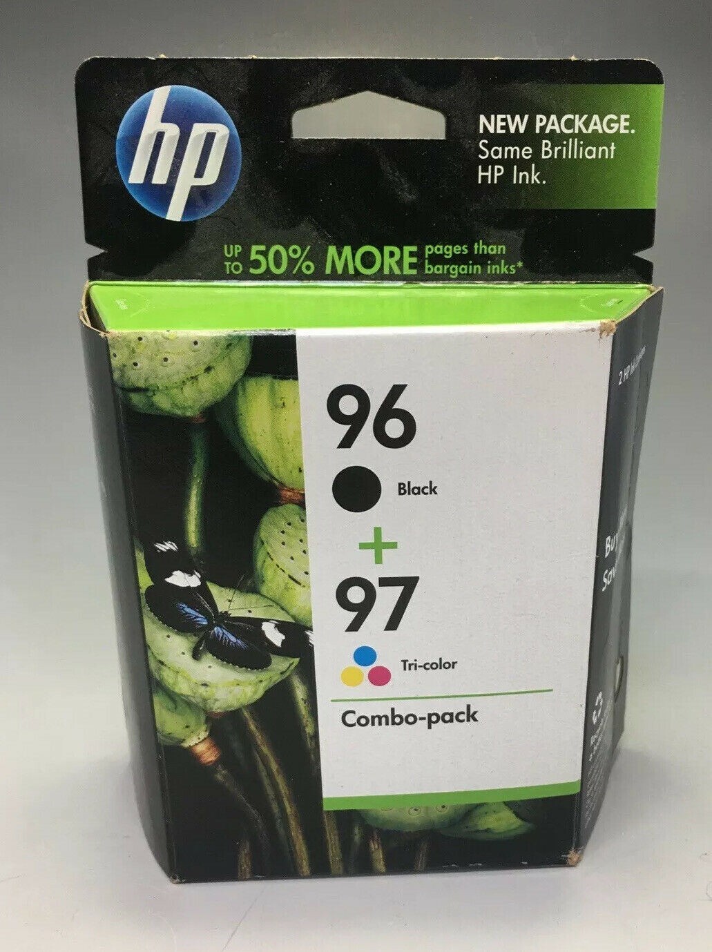 Set Genuine Factory Sealed Original HP 96 Black & HP 97 Color Inkjets 2016-17